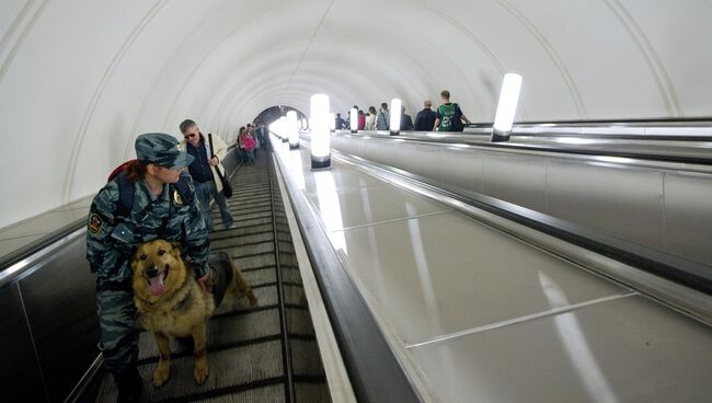 На станции Парк культуры кольцевой линии московского метрополитена