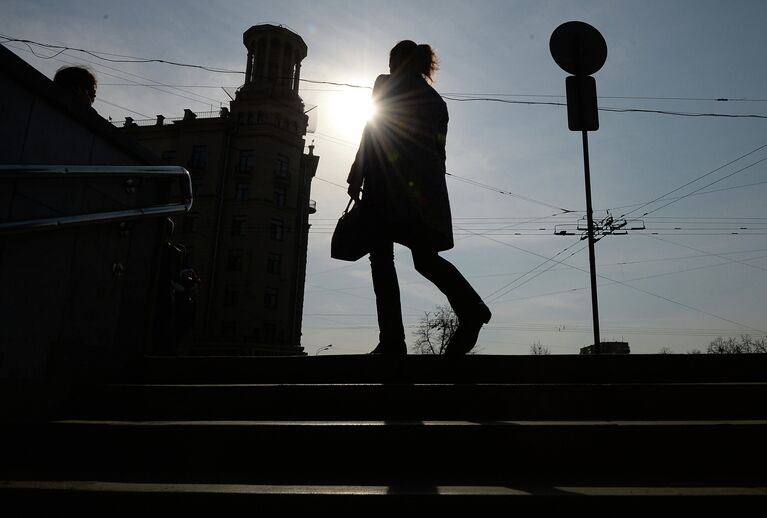 Теплая погода в Москве