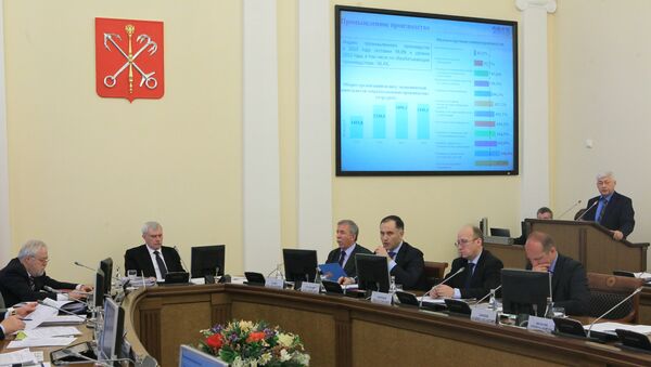 Заседание правительства Санкт-Петербурга. Фото с места события