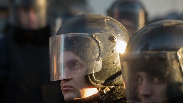 Сотрудники правоохранительных органов МВД Украины. Архивное фото