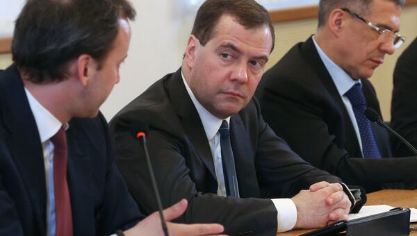 Дмитрий Медведев на встрече с представителями инновационных территориальных кластеров