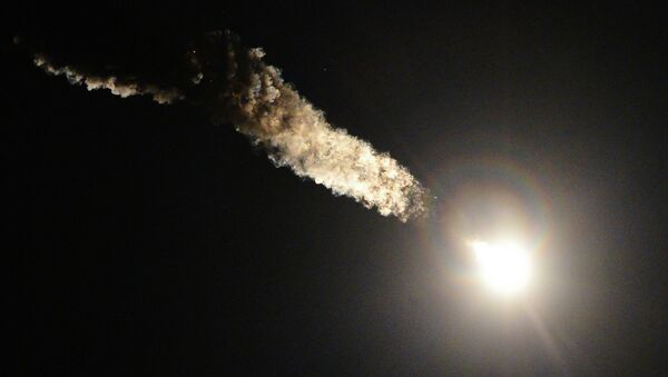 Старт пилотируемого корабля Союз ТМА-12М с космодрома Байконур. 26 марта 2014