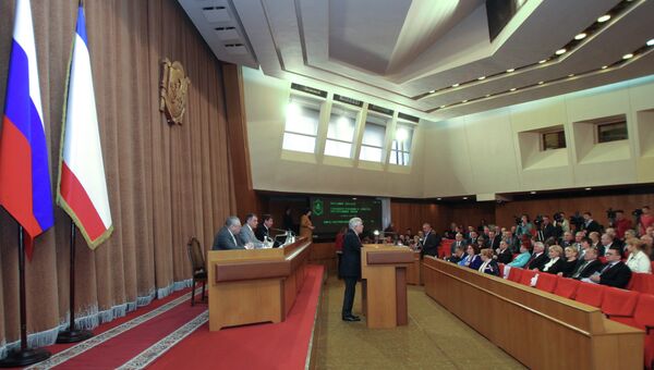 Заседание Государственного Совета Крыма. Архивное фото