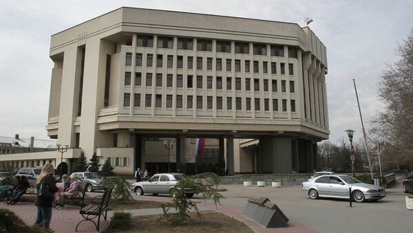 Здание Государственного Совета Крыма в Симферополе. Архивное фото