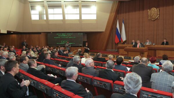 Заседание Государственного Совета Крыма, архивное фото