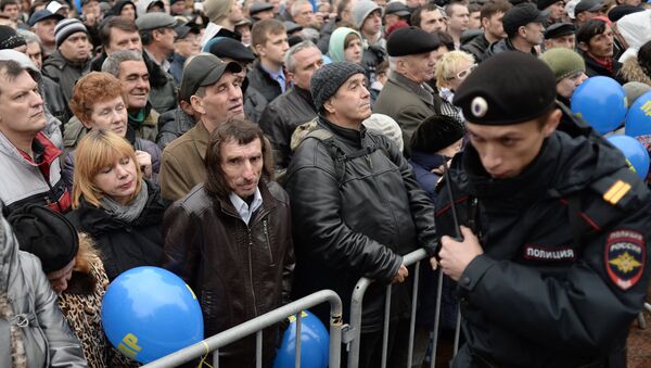 Участники митинга в Москве. Архивное фото