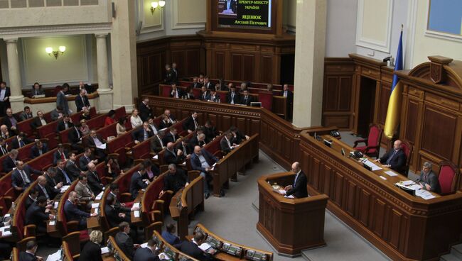 Заседание Верховной Рады Украины. Архивное фото