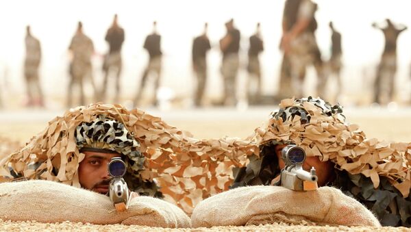Саудовский спецназ во время учений