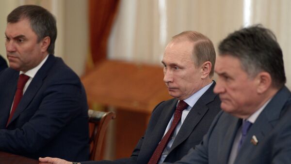 В.Путин провел встречу с членами Совета палаты Совета Федерации. Фото с места события
