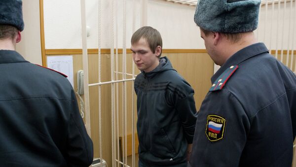 Суд над Николаем Ковалевичем, предполагаемым убийцей томской студентки, архивное фото