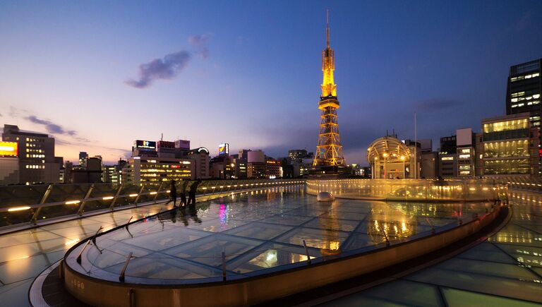 Нагоя ТиВи Тауэр (Nagoya TV Tower) - копия Эйфелевой башни в Японии