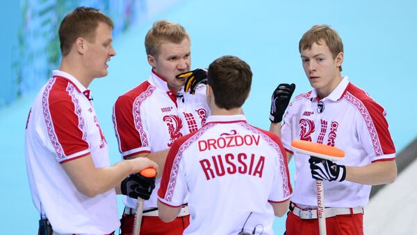 Петр Дрон (Россия), Алексей Стукальский (Россия) и Андрей Дроздов (Россия) и Евгений Архипов (Россия)