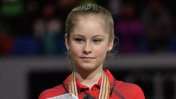 Юлия Липницкая (Россия), завоевавшая серебряную медаль