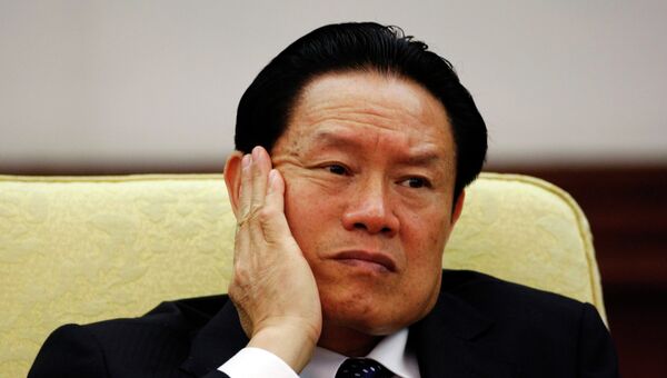 Бывший министр общественной безопасности Китая Чжоу Юнкан, подозреваемый в коррупции. Архивное фото