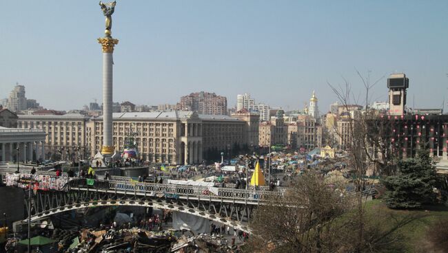 Вид на площадь Независимости в Киеве. Архивное фото