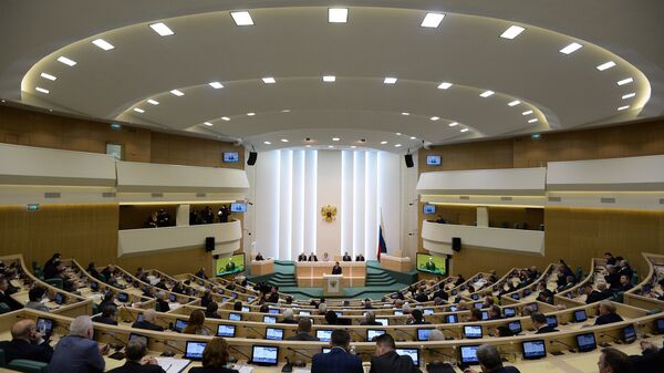 Заседание Совета Федерации России. Архивное фото