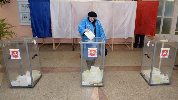 Референдум о статусе Крыма в Симферополе, архивное фото