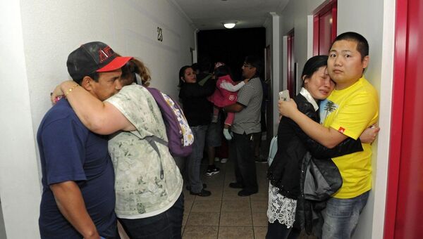 Эвакуация жителей чилийского города Икике в связи с угрозой цунами