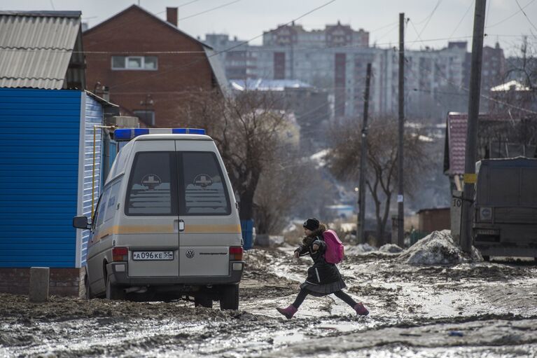 Весенняя распутица в Омске