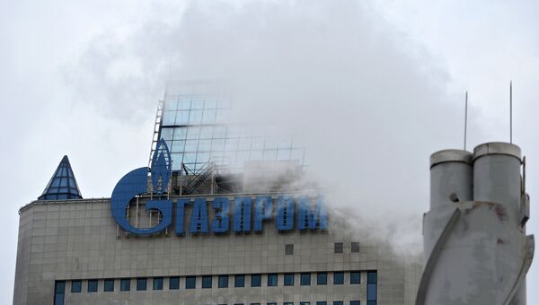 Здание Газпрома в Москве. Архивное фото