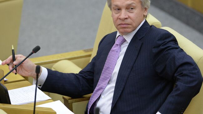 Председатель комитета Государственной Думы РФ по международным делам Алексей Пушков Председатель комитета Государственной Думы РФ по международным делам Алексей Пушков