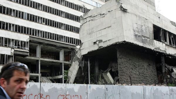 Разрушенные во время бомбардировок НАТО здания в Белграде