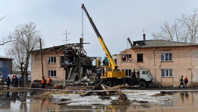 Взрыв бытового газа в жилом доме в Омской области. Архивное фото