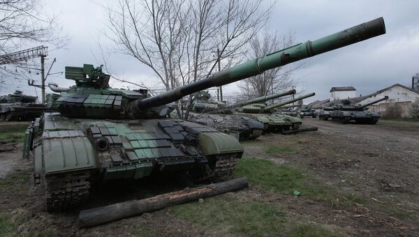 Украинские танки. Архивное фото