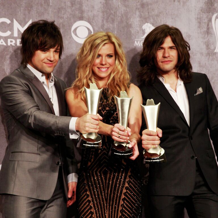 Группа The Band Perry на вручении премии Country Music Awards-2014