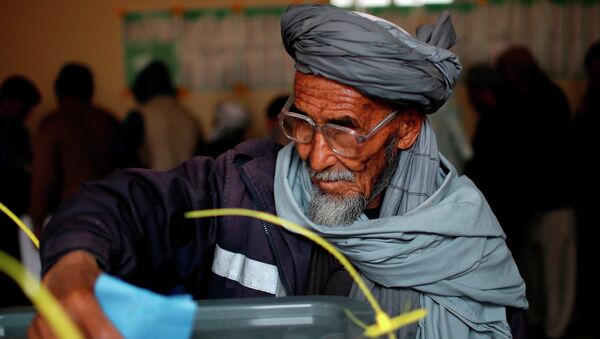 Голосование на выборах президента Афганистана. Архивное фото