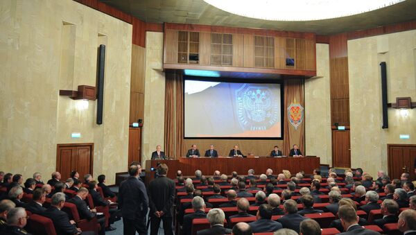 Заседание коллегии ФСБ с участием президента. Архивное фото