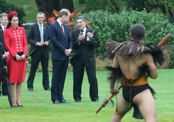 Герцогиня Кембриджская Кейт во время поездки в Новую Зеландию