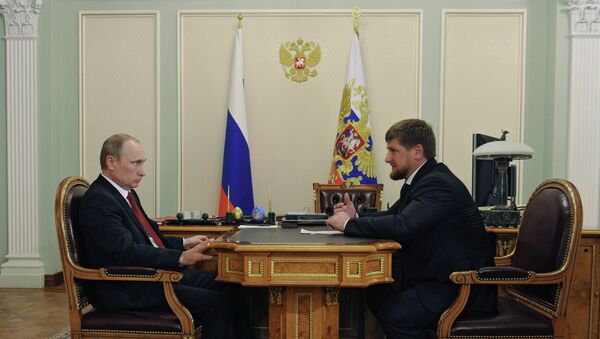 Владимир Путин провел рабочую встречу с Рамзаном Кадыровым. Архивное фото