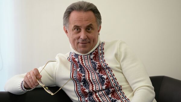 Министра спорта РФ Виталий Мутко. Архивное фото
