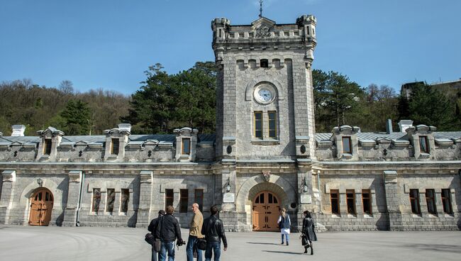 Винодельческий завод Массандра в Крыму. Архивное фото