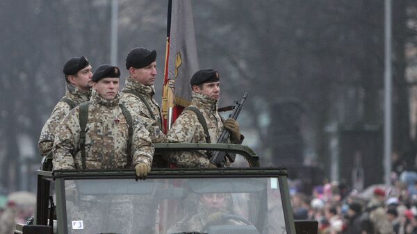 Солдаты Латвийской армии. Архивное фото