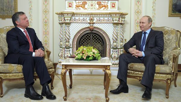 Встреча В.Путина с королем Иордании Абдаллой II