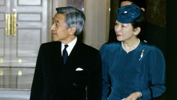Император Японии Акихито и его супруга Митико. Архивное фото