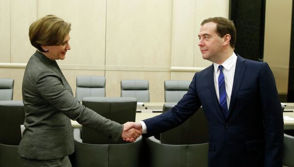 Д.Медведев назначил А.Попову на должность главы Роспотребнадзора