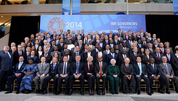 Весенняя сессия Международного валютного фонда и Всемирного банка в Вашингтоне, 12 апреля 2014