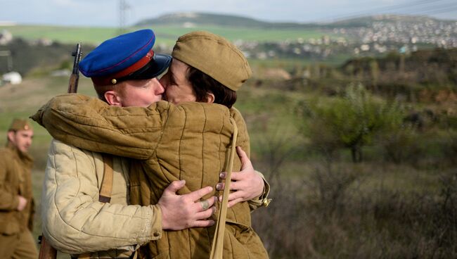 Военно-историческая реконструкция в честь 70-летия освобождения Симферополя