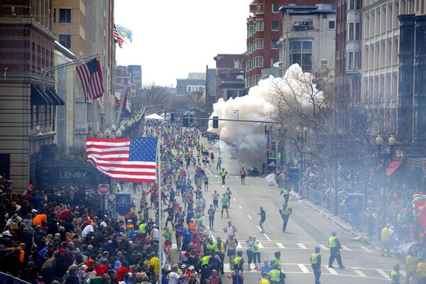 Взрыв во время Бостонского марафона