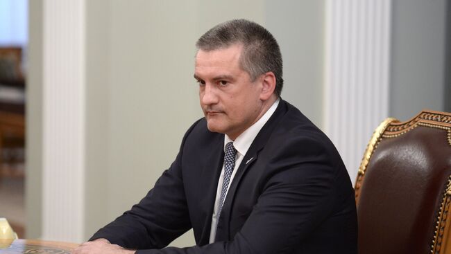 Исполняющий обязанности губернатора Крыма Сергей Аксенов. Архивное фото