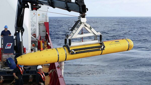 Автономный подводный аппарат Bluefin-21, с помощью которого ищут черные ящики пропавшего малазийского Boeing