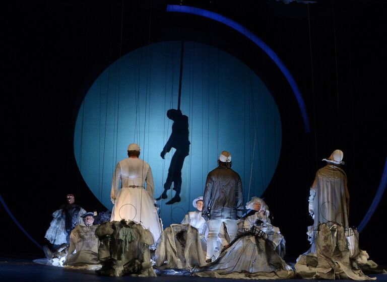 Прогон спектакля Гиганты горы