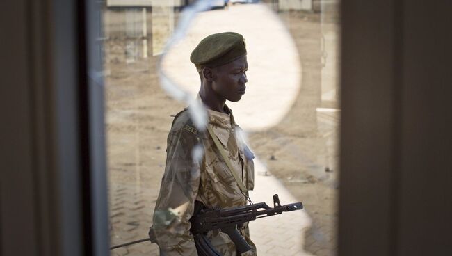 Солдат армии Южного Судана