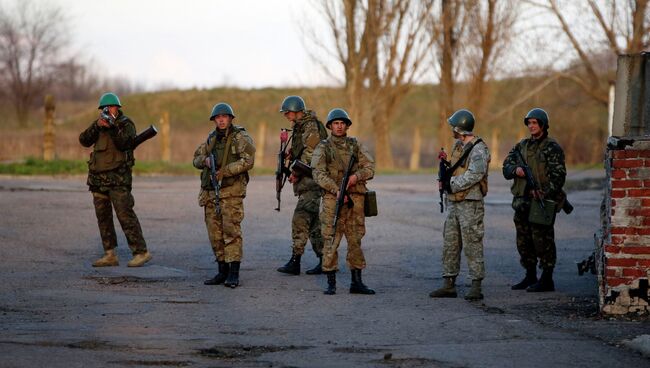 Украинские военные. Архивное фото.