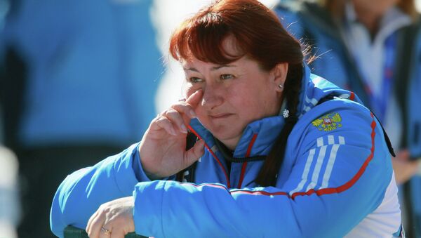 Президент Федерации лыжных гонок России Елена Вяльбе. Архивное офто