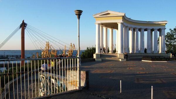 Колоннада на Приморском бульваре в Одессе. Архивное фото