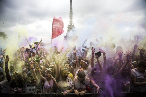 Марафон Color Run 2014 в Париже